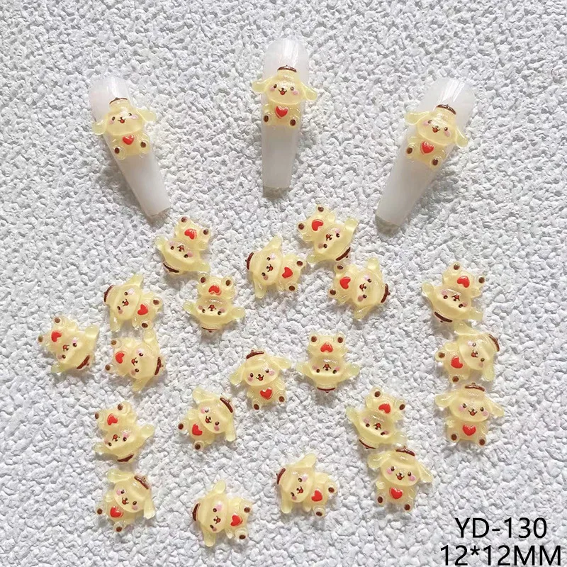 20pcs Cute Sanrio Nail Charms 2023 Fashion Melody Cinnamoroll Kuromi Nail  Art Kawaii Cartoon Anime Nail Accessories - AliExpress