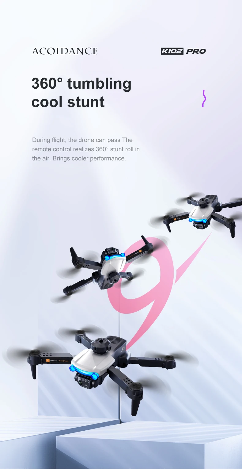 K102 Pro Drone, acoidance kioz pro 3609 