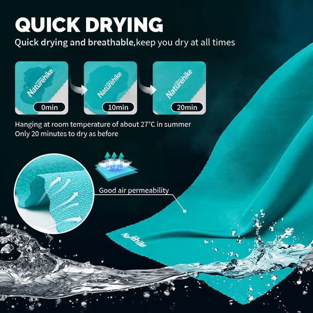 Naturehike Quick Dry Moisture Transfer Breathable Bath Towel Naturehike Quick Dry Moisture Transfer Breathable Bath Towel