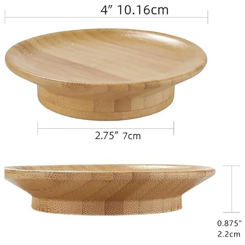 1pc Wine Glass Charcuterie Topper Plates Charcuterie Wine Glass Board Topper Bamboo Coasters