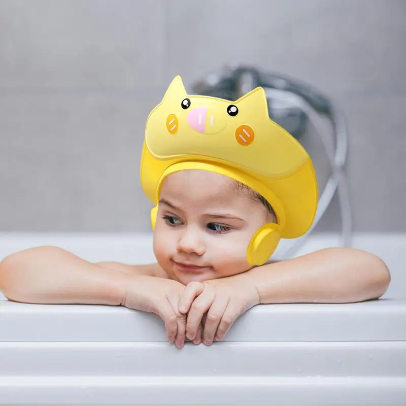 Baby Shower Cap Shower Visor For Kids Toddler Bathing Visor Hat For Eye And Ear Protection Adjustable Shampoo Shield