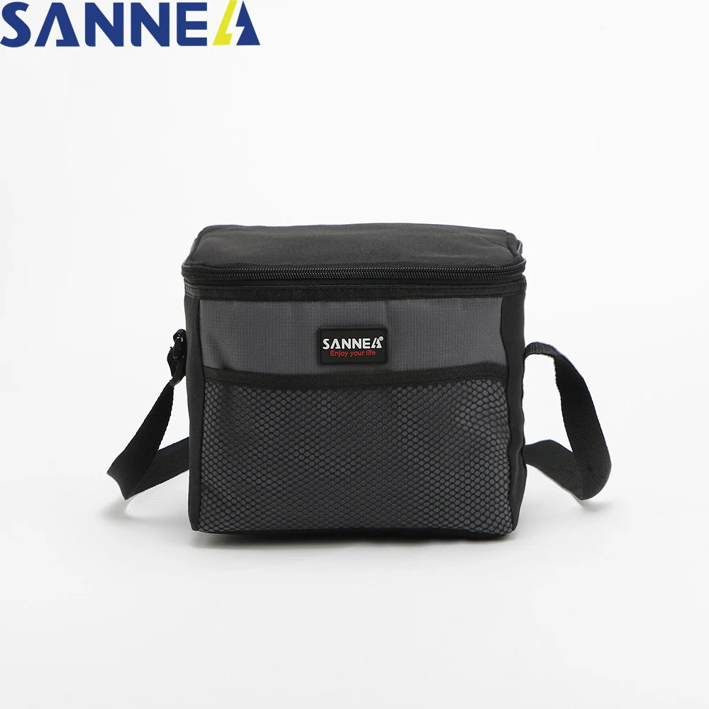 sanne 9l double layer waterproof thermal lunch bag picnic storage cooler bag multifunction food picnic lunch box insulation SANNE 4L Children's Insulated Lunch Bag Waterproof Food Cooler Bag Thermal Portable Coke/Beer Box Mummy Bag Refrigerator Bag