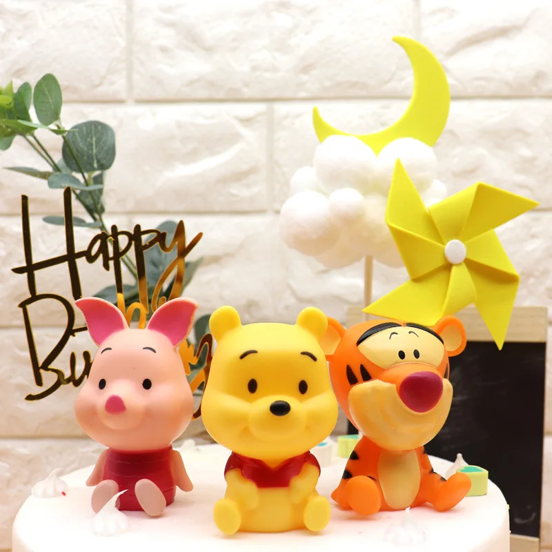 Winnie Pooh Cake Topper Printable  Winnie Pooh Cake Topper Figurines -  Disney Cake - Aliexpress