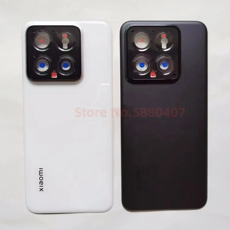 

Original Back Battery Cover For Xiaomi Mi 14 MI14 Rear Housing Door Mobile Phone Case Shell With Camera Frame Lens Replacement