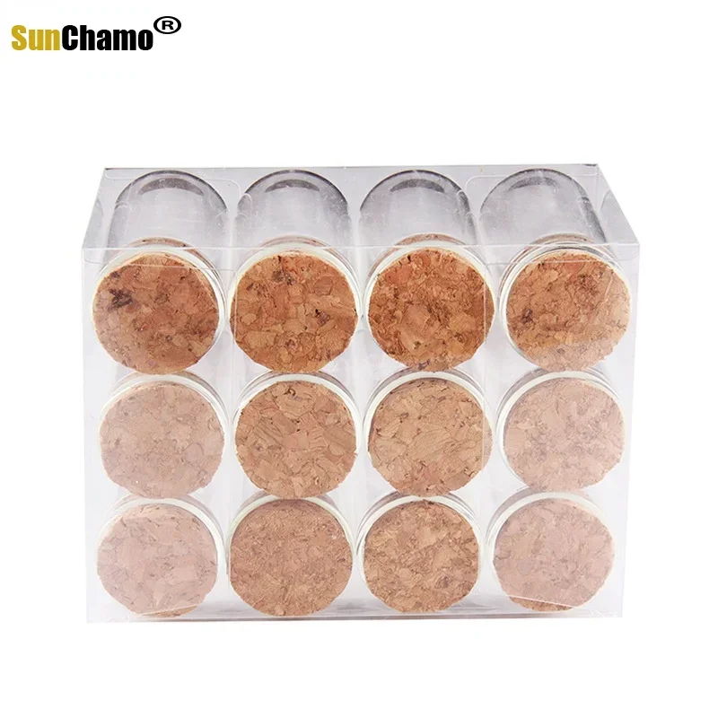 Glass Bottles Mini Glass Bottles 30x60mm Mini Glass Wishing Bottle With Cork Stoppers Clear Drifting Small Bottles For Home Decor Supplies 12pcs/set Decoration