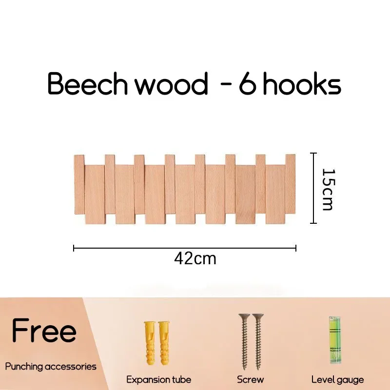 Beech 6 Hooks
