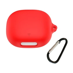 Silicone Protective Carrying Case for Earphones - Scratchproof & Dustproof Sleeve (Red)