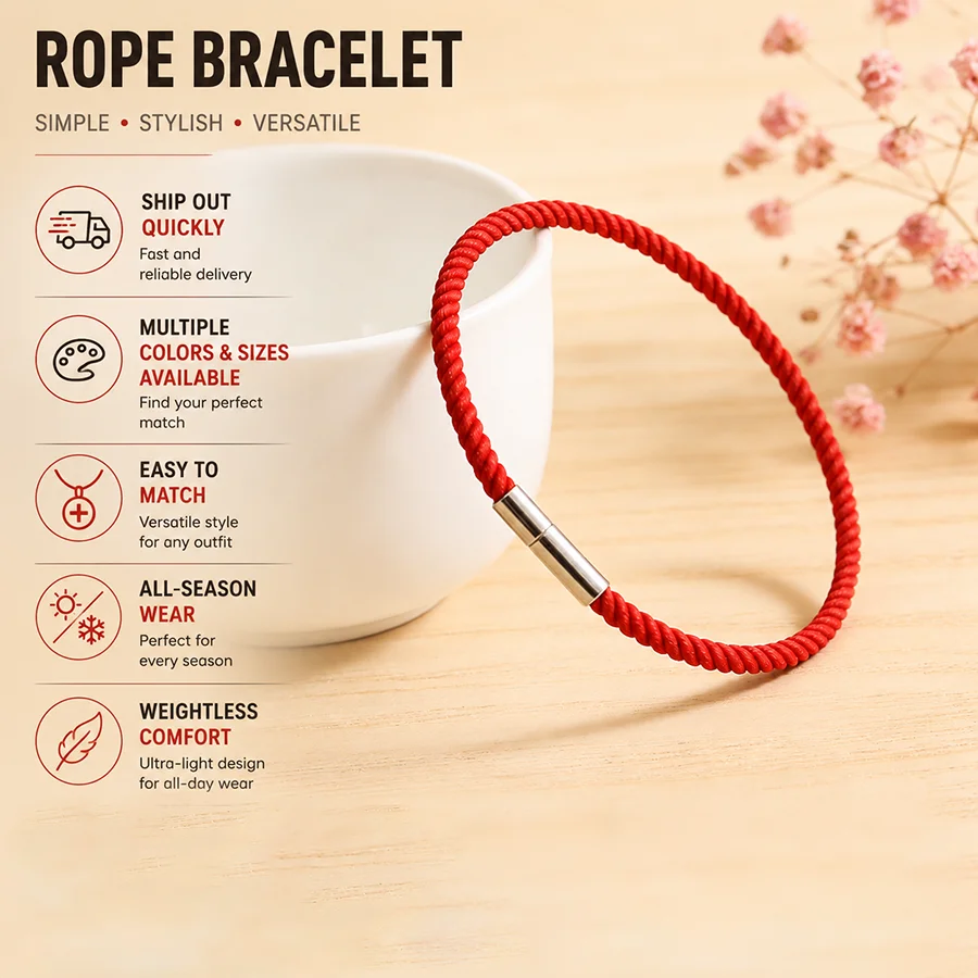 Neues 7-Farben-Glückskordel-Armband für Männer und Frauen, Stoff der Güteklasse A, 3 mm dünner Faden, Armband, Hochzeitsgeschenk, Freundschaftsarmband, Pulsera Roja