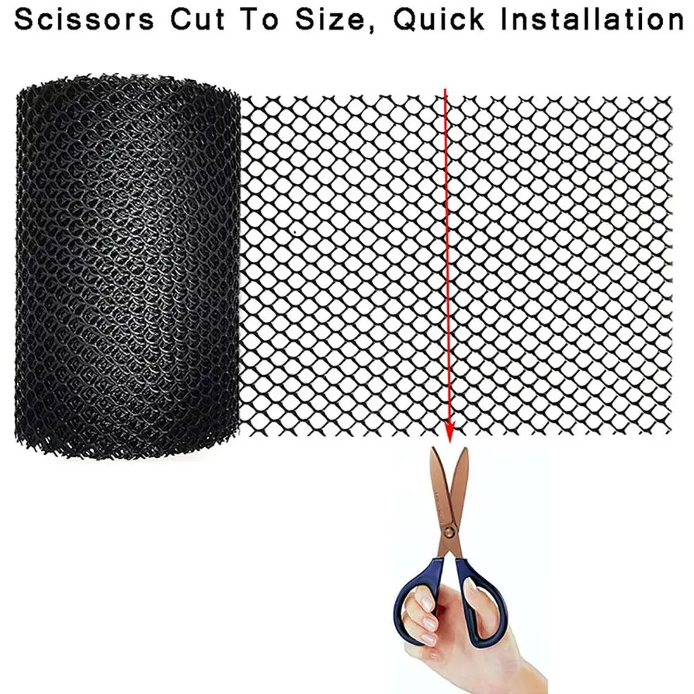 Gutter Leaf Guard Durable Cover Protection Netting Downspout Gutter Screen