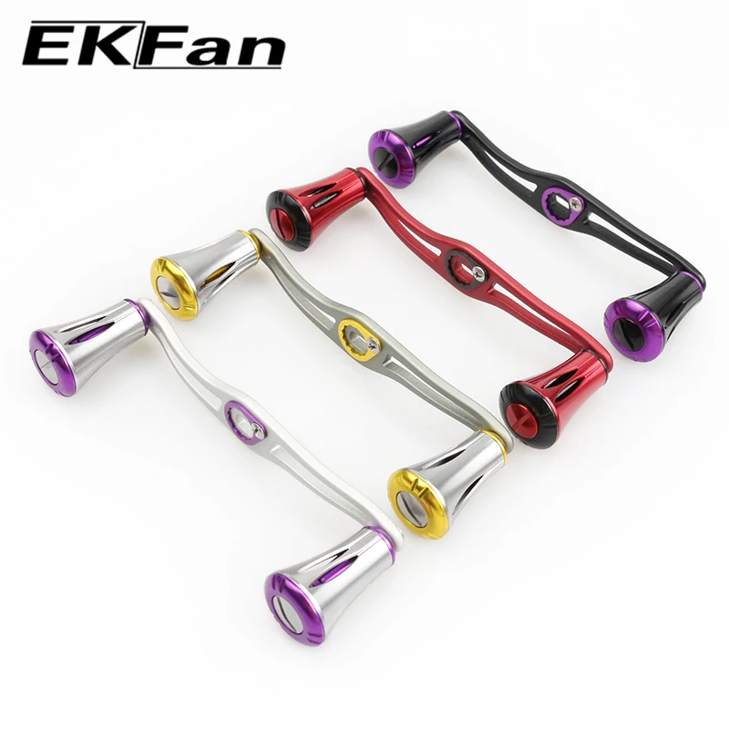 EKFan Aluminium Legierung Angeln Reel Griff 120mm Länge 8*5mm Loch Größe Für Baitcasting Angeln Reel Rocker angeln Zubehör