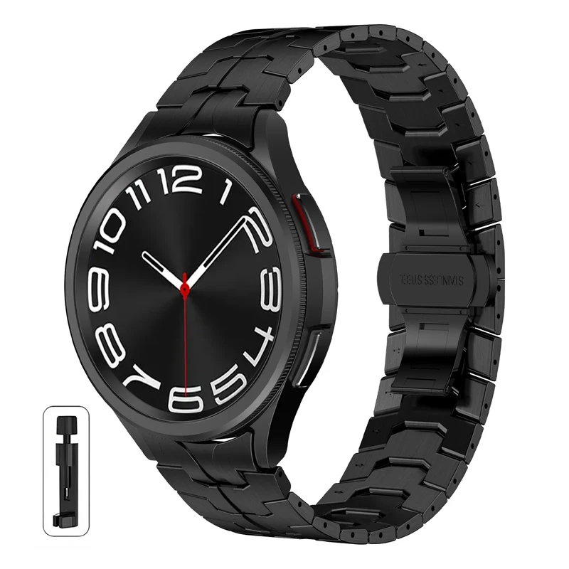 Premium Stainless Steel Bracelet - No Gaps Design, Universal Metal Band