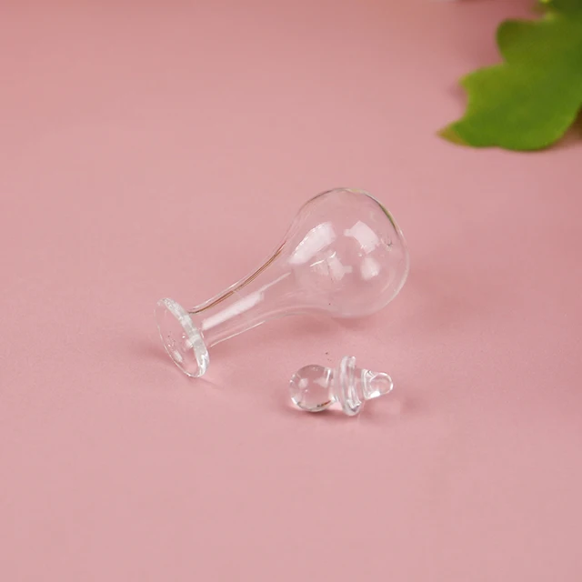 1/12 Miniature Dollhouse Wine Decanter Wine Divider Liquor Divider Mini Wine Bottle Model Pretend Play Kitchen Toy Accessories 5