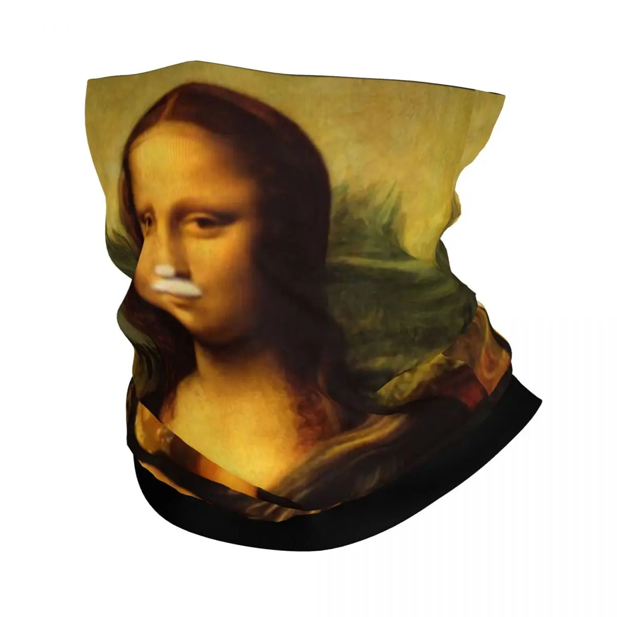 

Mona Lisa Beer Chopp Bandana Neck Cover Printed Balaclavas Wrap Scarf Warm Headwear Running for Men Women Adult Breathable