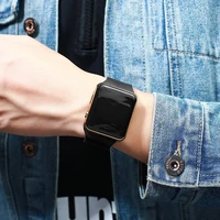 Simple Digital Watch for Men Women Fashion Sport LED Electronic Watch Black Silicone Wristband Casual Mens Watch Reloj Hombre 2
