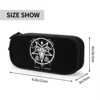 Custom Cute Hail Satan Satan Rocks Pencil Case for Boys Gilrs Large Storage  Occult Baphomet Pencil Bag School Supplies 4