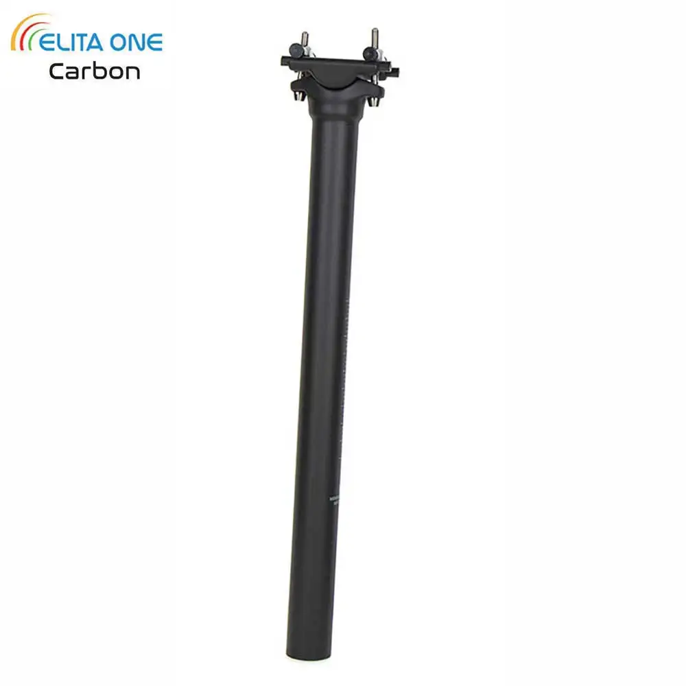Bike Seat Post Bicycle Seat Post Carbon Light 130g 25.4 27.2 30.9 31.6mm MTB/Road Bike 300/400mm