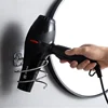 Hair Dryer Holder Blower Organizer Adhesive Wall Mounted Nail Free No Drilling Stainless Steel Spiral Stand Storage For Bathroom 2