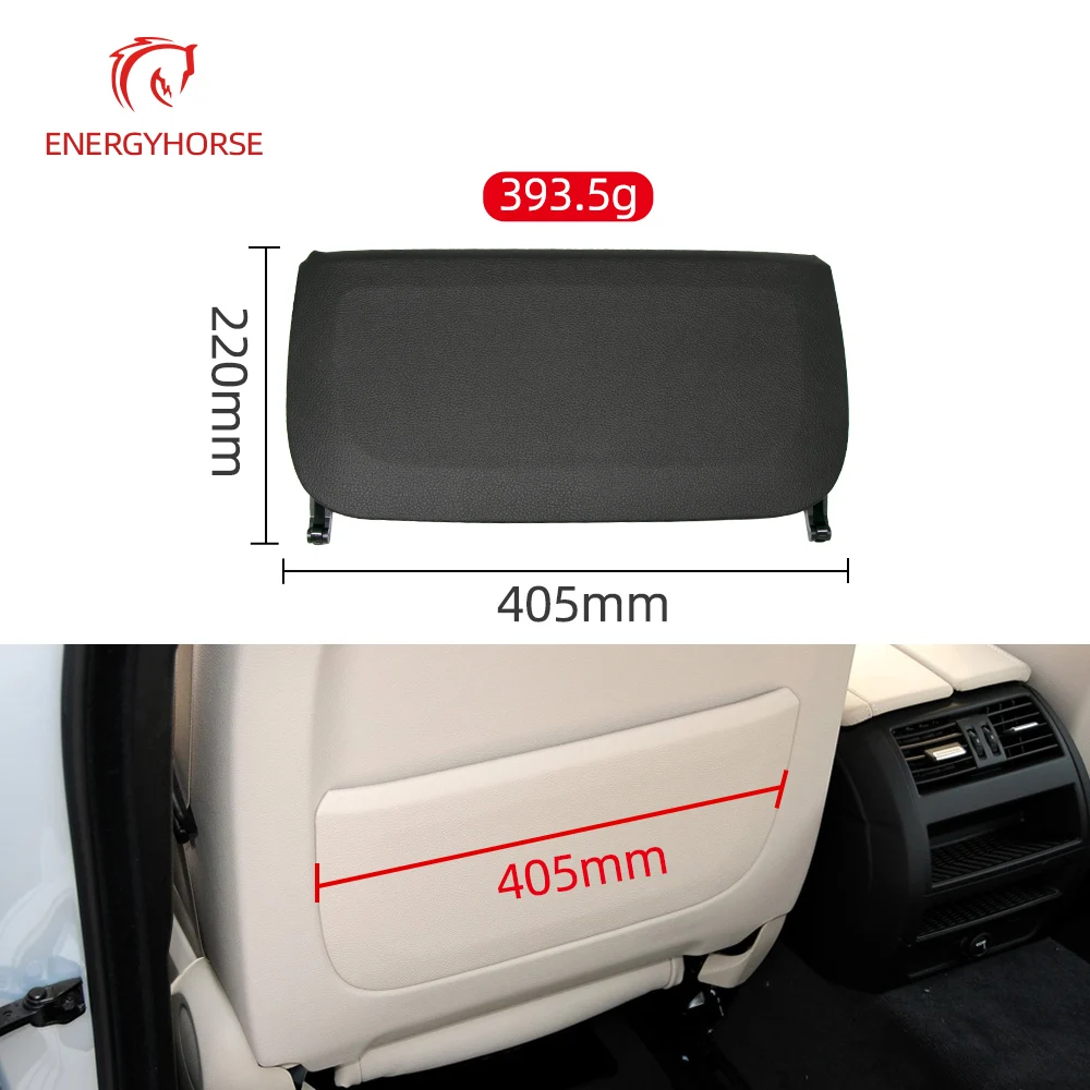 Car Seat Back Panel Leather Backrest Storage Pocket Cover For BMW 5 Series F07 F10 F11 520 523 525 528 530 535GT