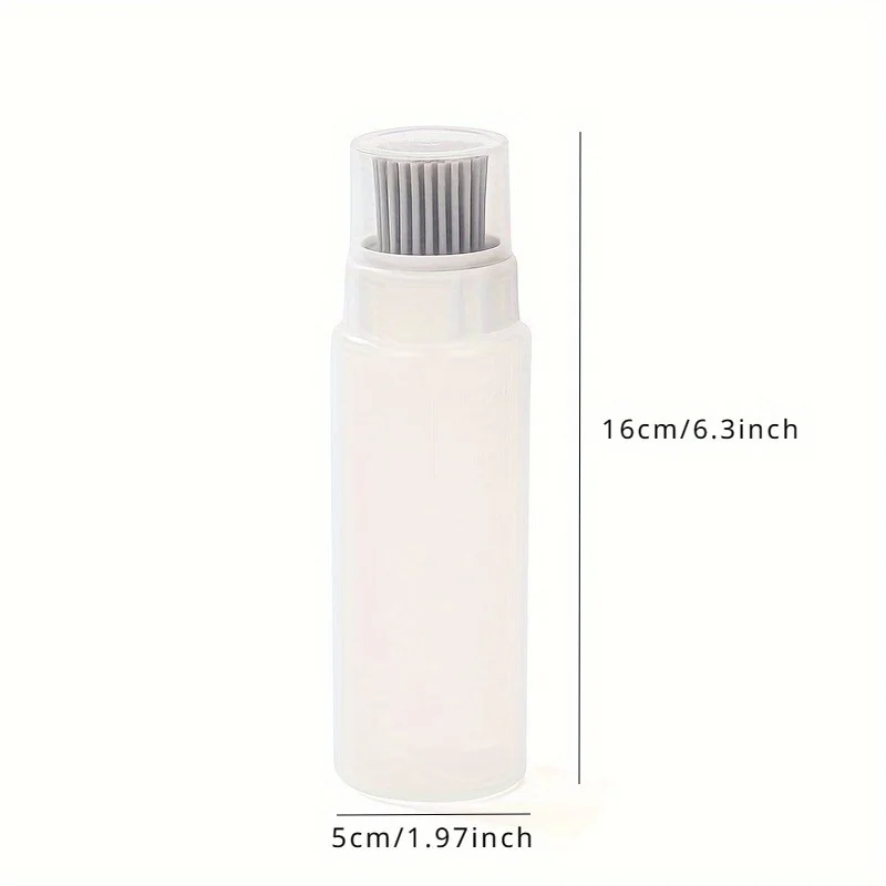 3pcs/set Oil Brush with Bottle, Kitchen Silicone Baking Brush, Oil Brush, Kitchen Stuff Kitchen Accessories Home Kitchen Items