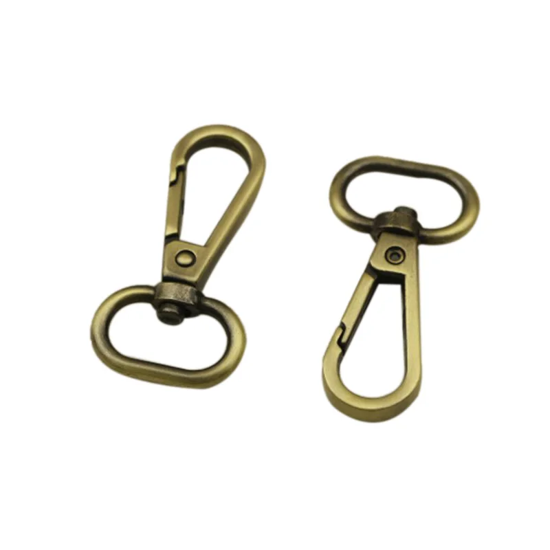 5Pcs 2cm Inner Diameter Metal Belt Carabiners DIY Hardware Accessories Swivel Collar &amp Key Clips Oval Pet Leash 4 Color |