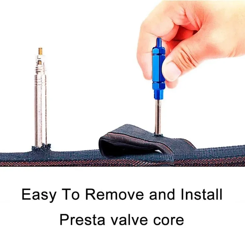 Valve Core Remover Tool for Presta Schrader Valve Extender Tire Repair Wrench for Bike Car Bicycle Motorcycle Tyre 1Pcs