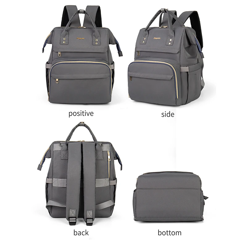 Lequeen Baby Nappy Backpack Bag Mummy Multi-function Outdoor Travel Diaper Bags For Baby Care Large Capacity Maternity Bag 3