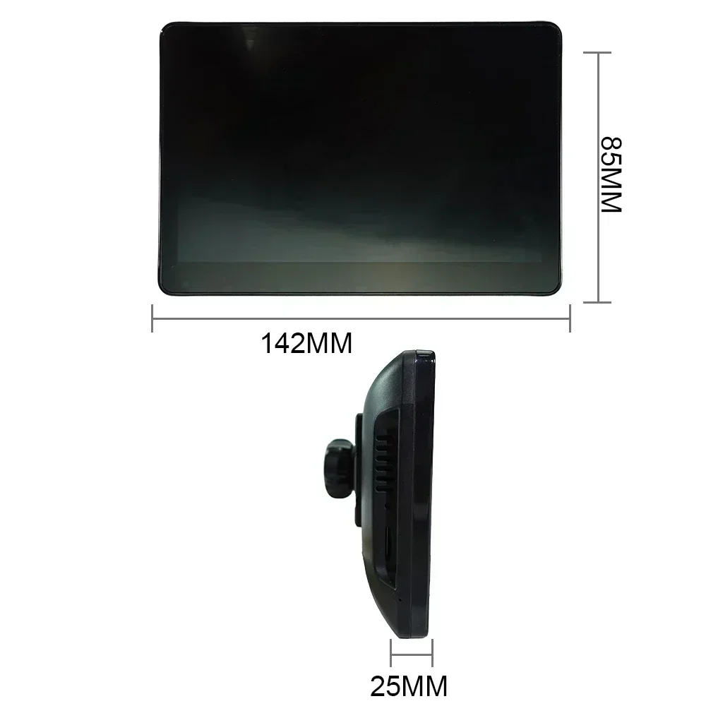 5.89 Inch Digital Side View Mirror Car Blind Spot Camera IPS Touch