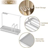 Kitchen Storage Rack Towel Sponge Drain Racks Sink Desktop Organizer Accessories Carbon Steel Brush Storage Bathroom Soap Holder 4
