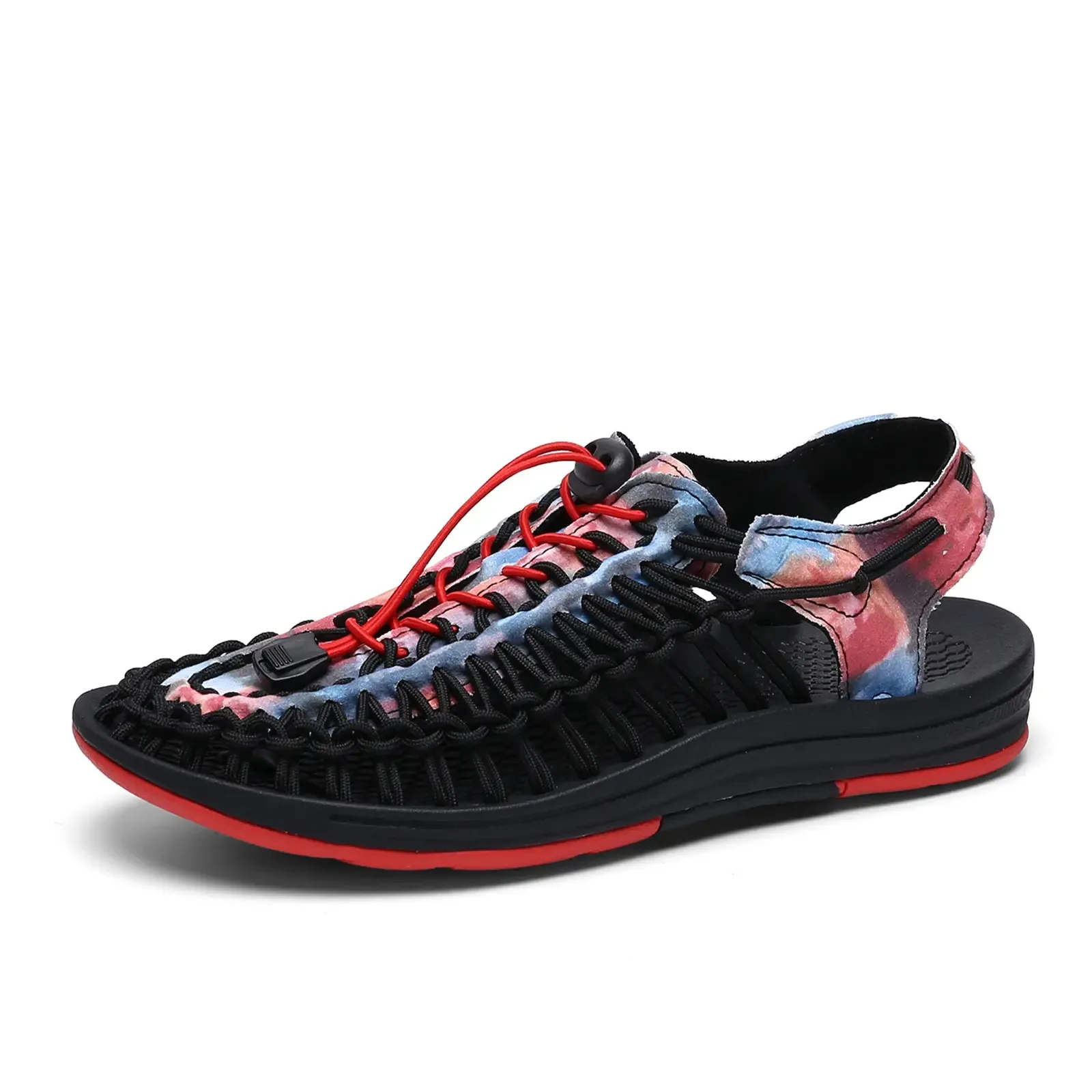 Mens Gladiator Sandals Summer Handmade Weave Slip-On Outdoor Casual Beach Men Sandals Sneakers Flat leather sandals,summer sandals