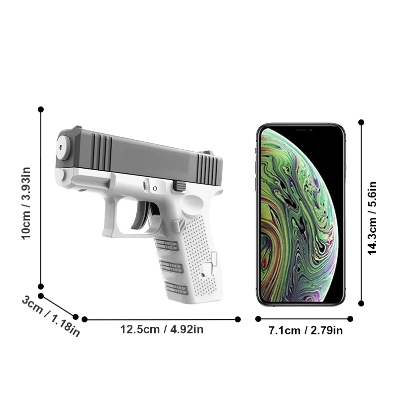 Dynamic Continuous Firing Summer Water Gun with Manual Chambering