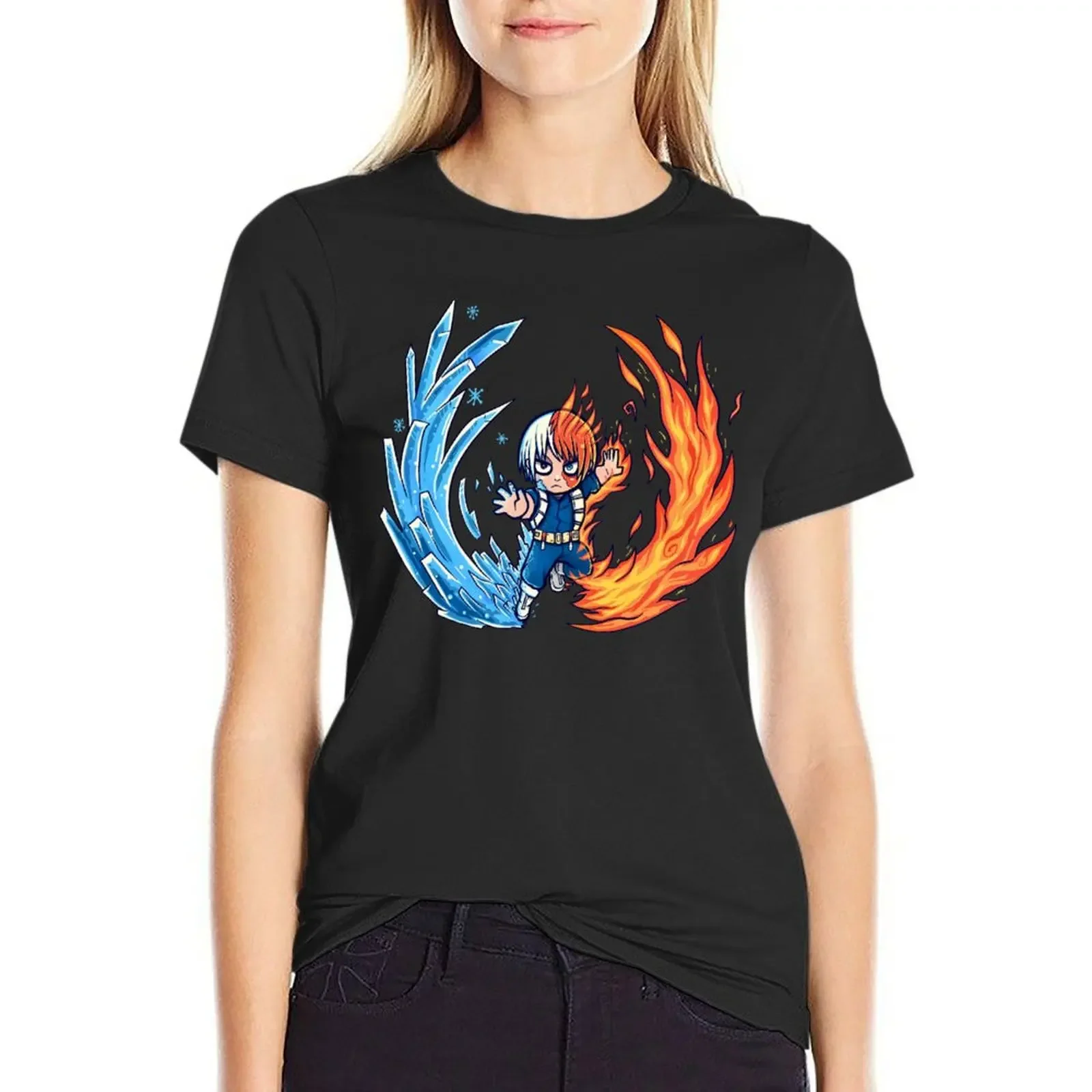 

Best Hot and Cold Boy T-Shirt Short sleeve tee cute clothes tees t-shirt dress for Women plus size sexy