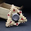 New Zinc Alloy Fidget Spinner Adult Gift Smooth Electroplate Hybrid Bearing Toys Metal Fidget Hand Spinner Finger Focus Toy 6