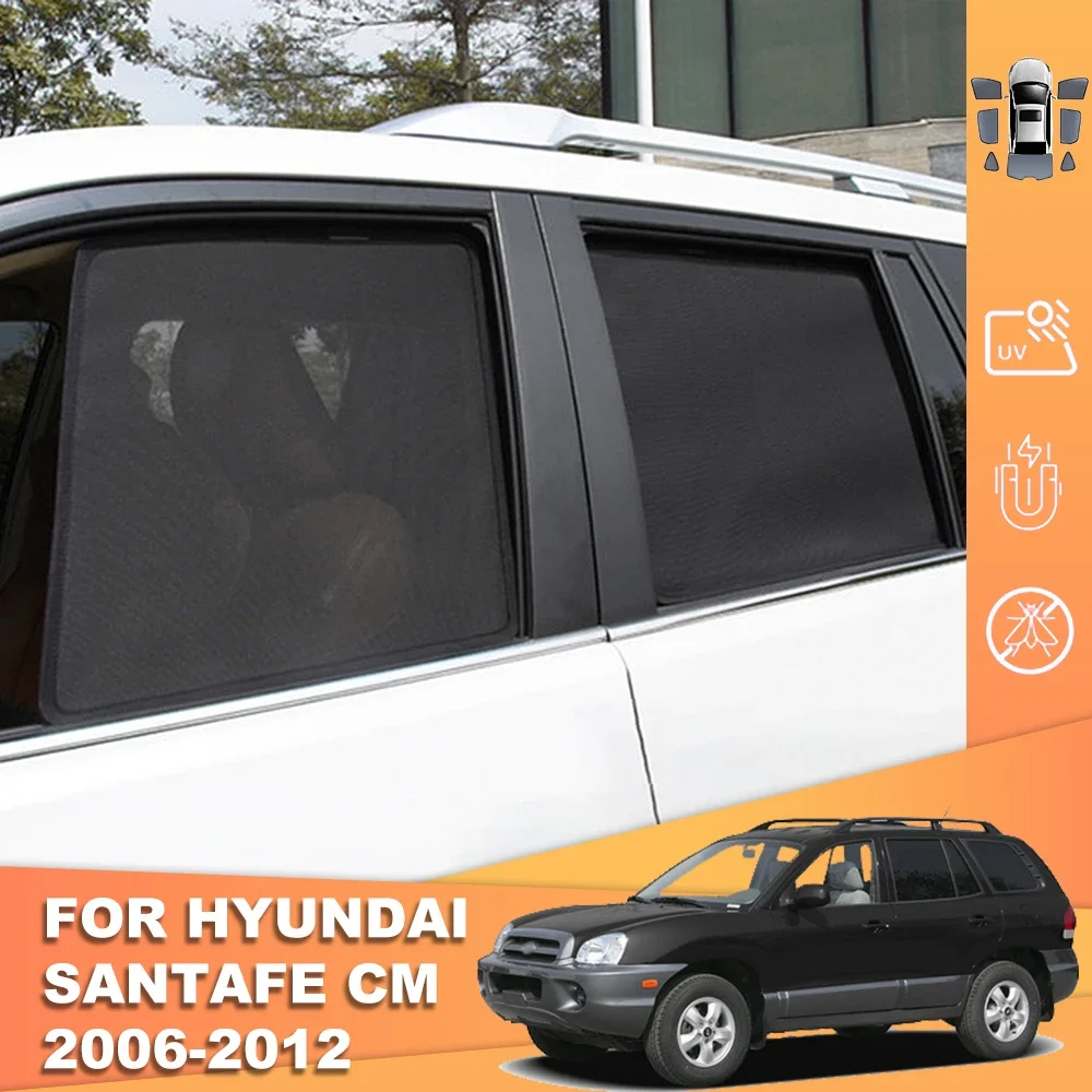 

Автомобильный солнцезащитный козырек для Hyundai Santafe CM 2005-2012 Santa Fe, передняя ветровая занавеска, задняя боковая детская Солнцезащитная козырек