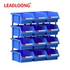 LEADLOONG X1 12pcs 180*120*80mm/7.09*4.72*3.15inch Plastic Stackable Storage Bins Small Tool Component Box for Garage 4