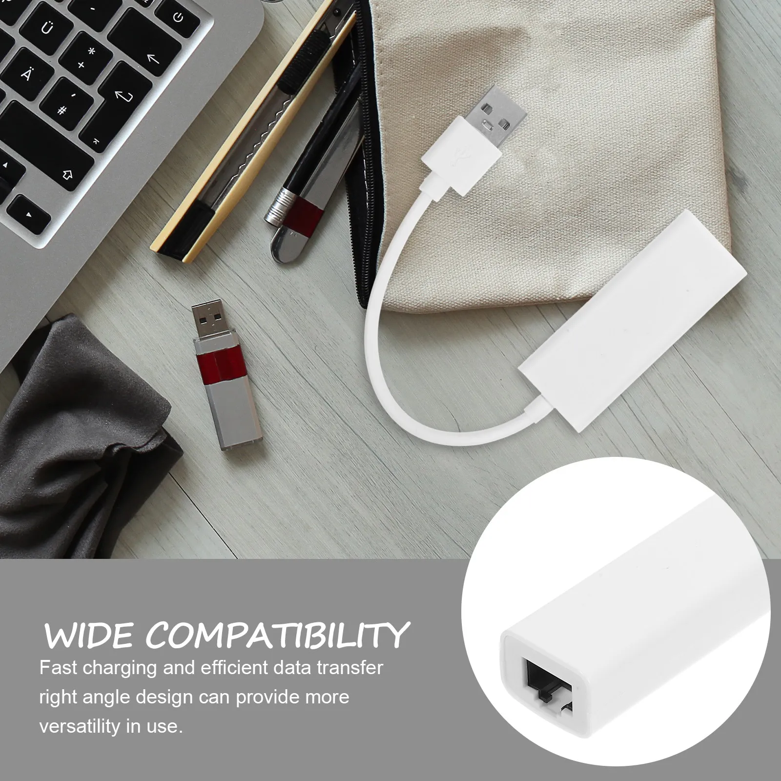 USB 네트워크 어댑터 USB 2.0 이더넷 어댑터 노트북 Rj45 기가비트 네트워크 카드 드라이버 프리 플러그 속도 높음