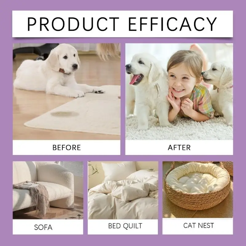 Everyday Use Pet Odor Eliminating Sprayers 50ml Natural Ingredient For Sensitive Pet Owners And Travel Convenient Efficient