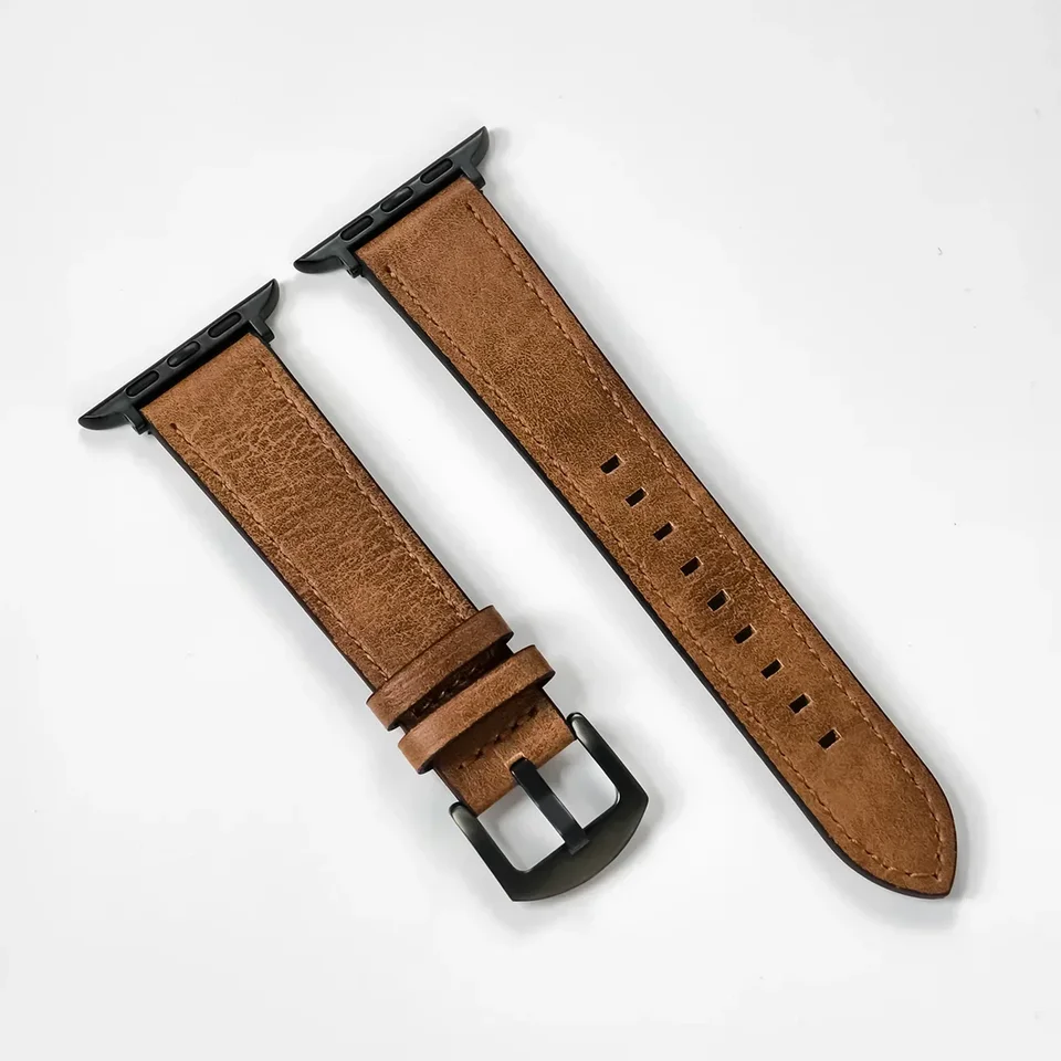 Calf Leather Apple Watch Band for All Series