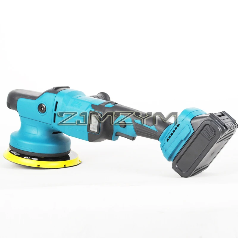Electric Car Polisher Hand-held Waxing Machine Wireless Six Gears Adjustable Speed Car Polishing Machine Auto Polishing Tool