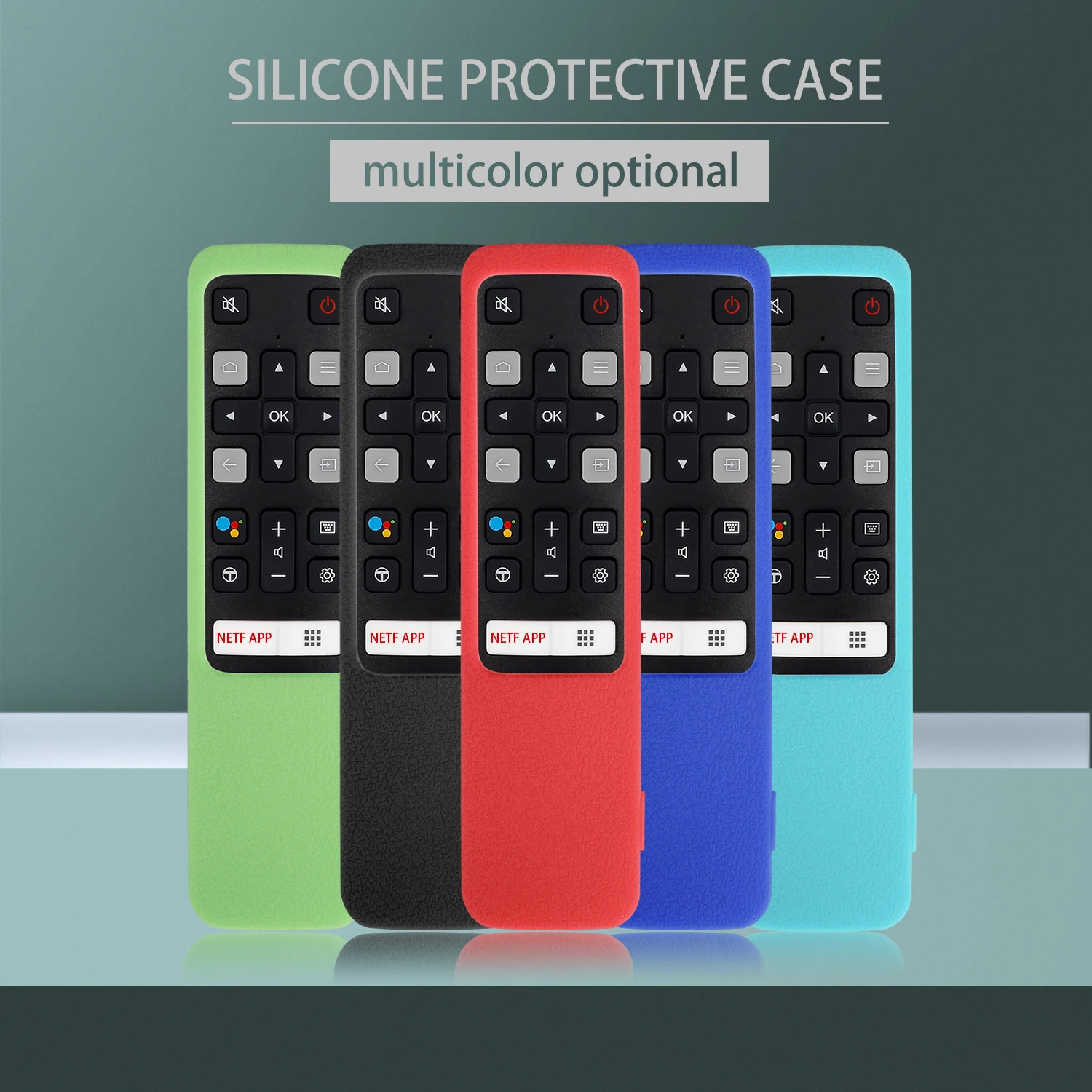 Voice Remote Control Protective Cover for TCL Android 4K Smart TV