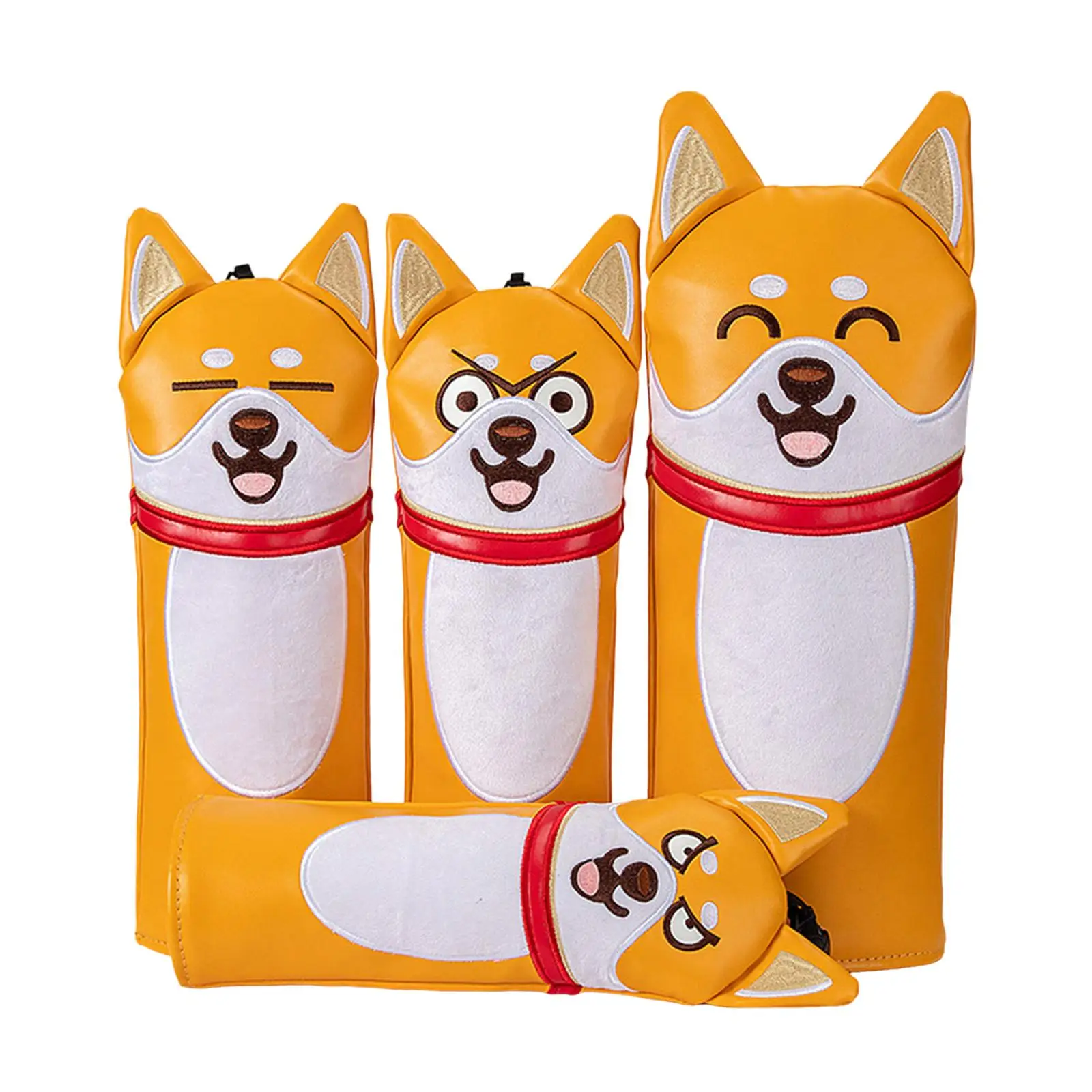 

4Pcs Golf Club Head Covers Set Golf Wood Headcover Cute Equipment for Unisex