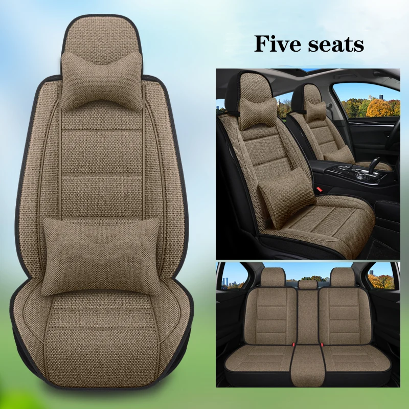 thumbnail image 1 of Juego completo de fundas de lino para asiento de coche, accesorios para automóviles, Protector de interiores, para Opel Astra zafira 2013, 1 of 5