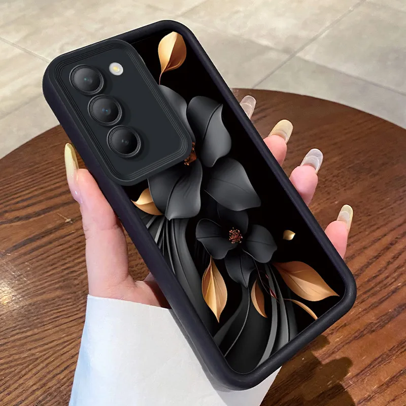 Cute Flower Fashion Shockproof Silicone Protective Phone Case
