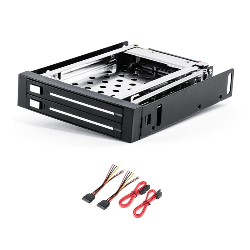 2,5 zoll Floppy Disk Drive Tray 2 Bay Disk Drive SATA für HDD/SSD