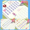 Reusable Magic Copybook Drawing Toys for Children Montessori Pen Control Training Writing Sticker Learning Educational Toy Kids 4