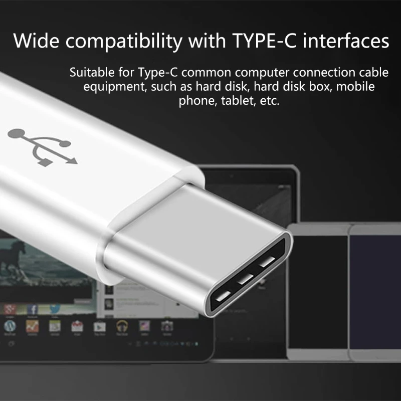 모든 Type-C 플러그용 휴대폰 충전 어댑터 Type-C-마이크로 USB 변환기