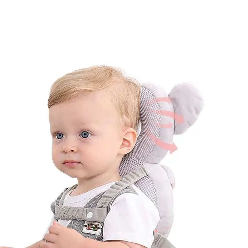 Baby Head Protection Backpack Pillow Baby Walking Crash Cushion Learning To Walk Infant Fall Protection Gear Elastic Breathable