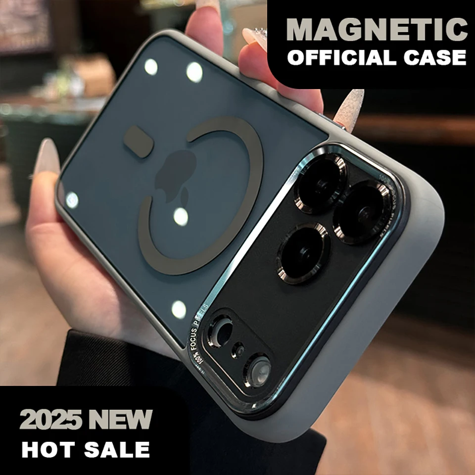 Magnetic Phone Case with Wireless Charging Protector Cover