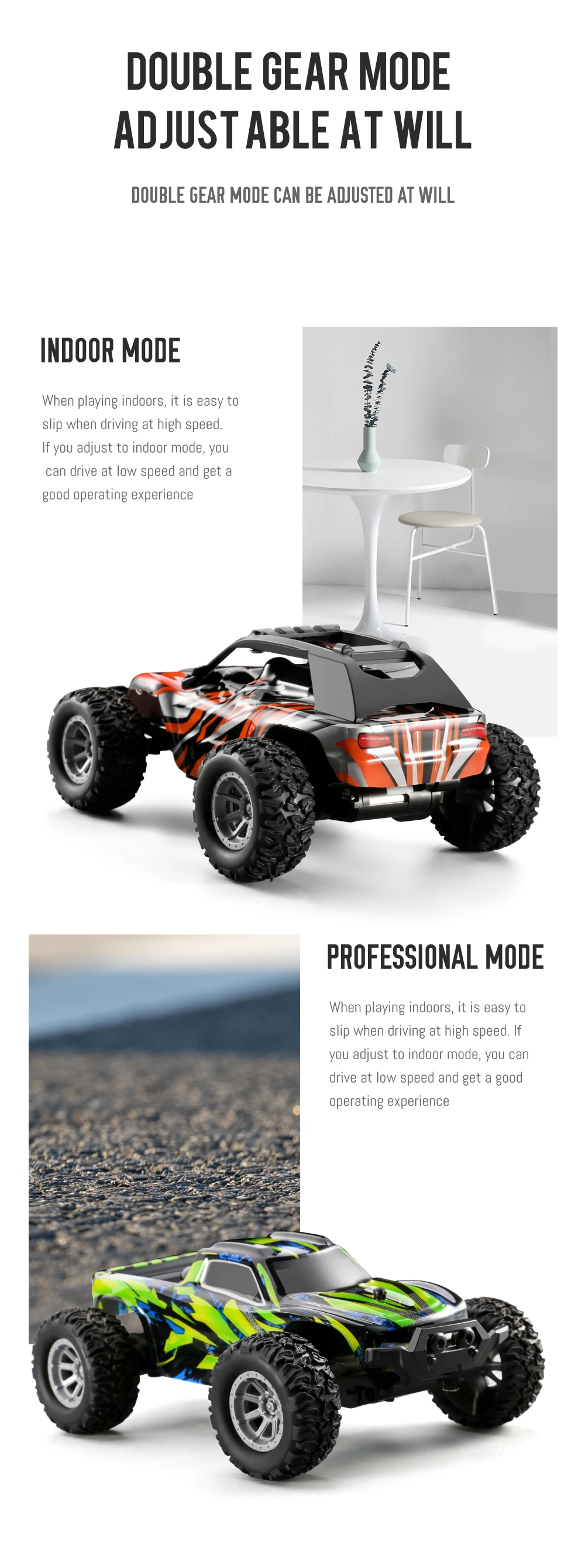 Grandioso Mini Vehículo a Control Remoto para Montañismo