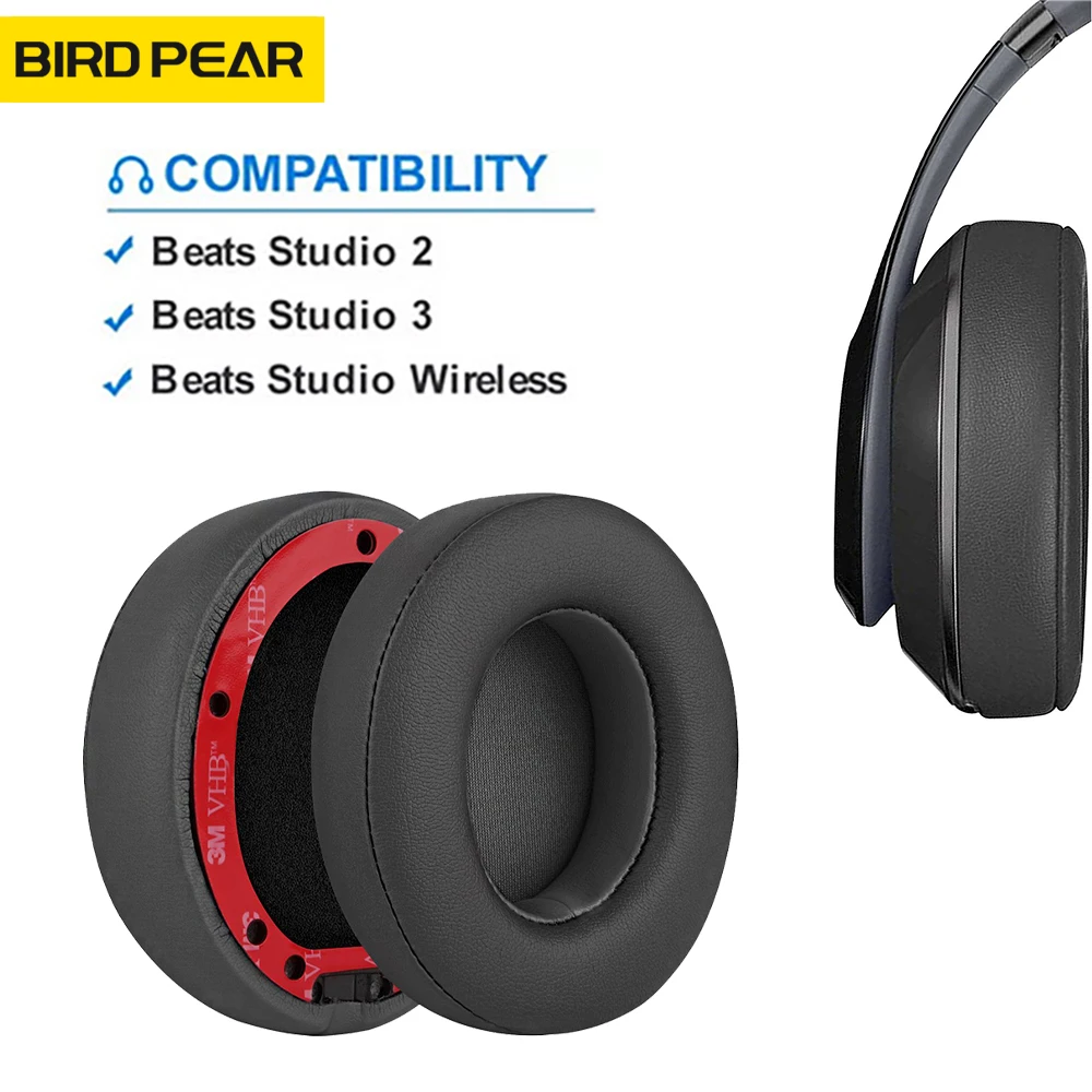 Cuscinetti Auricolari Di Ricambio Cuscino Per Beats Studio 2 3 Cuffie Wireless Auricolari Custodia Per Cuffie Bluetooth Custodia Morbida Per Cuffie In
