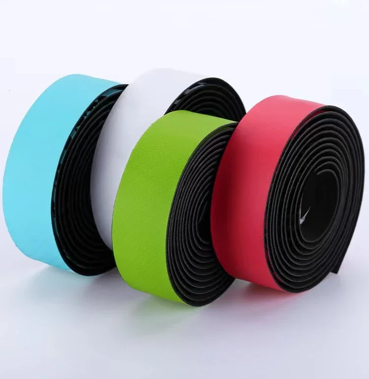 Bicycle Handlebar Tape Anti-Vibration PU EVA Bent Cycling Road Bike Tapes Racing Breathable Non-Slip Handle Bar Belt Wrap bike handlebar tape
